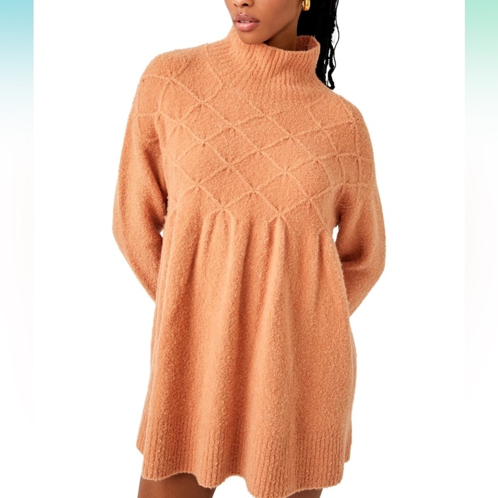 FREE PEOPLE Jaci Wool Blend Sweater Dress